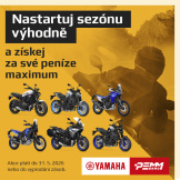 SLEVA, TOP CASE NEBO ORIGINÁLNÍ PŘÍSLUŠENSTVÍ YAMAHA ZDARMA