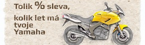 Kampaň – Tolik % sleva, kolik let má tvoje Yamaha